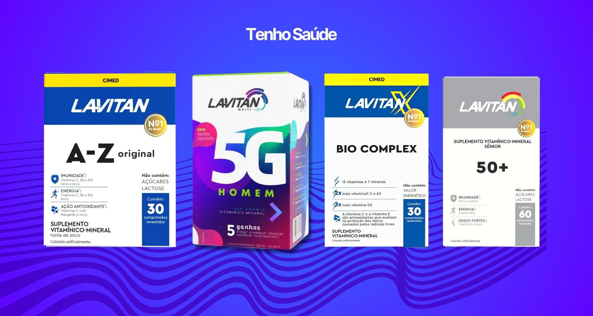Comparison and differences between Lavitan®: AZ x 5G x Bio Complex x 50+ (for men). - Tenho Saúde Comparison and differences Lavitan® AZ x 5G x Bio Complex x 50+ (for men, with table) Tenho Saúde